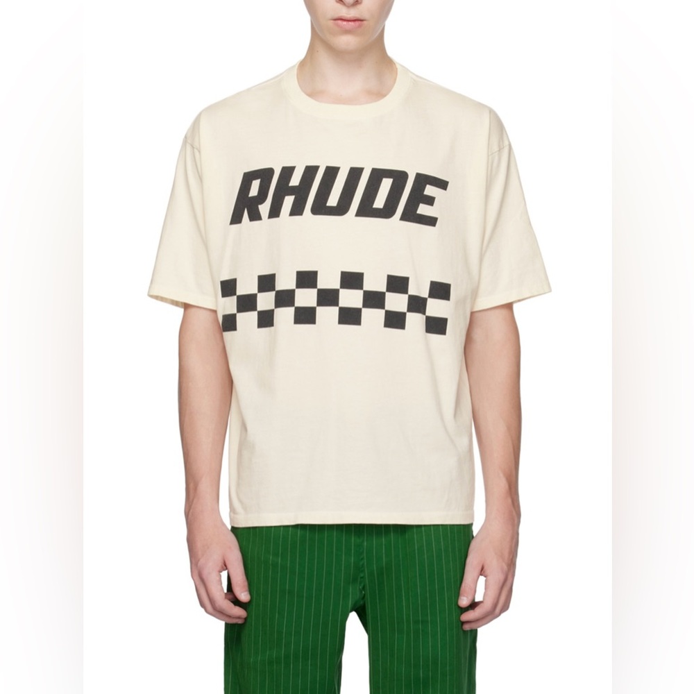 NWT Rhude Off-White Graphic T-Shirt Men’s Size L